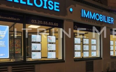 10 exemplos de Display de LED para imobiliária