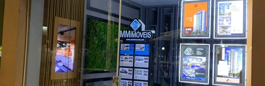 Painel de LED para vitrine imobiliária, impulsione suas vendas!