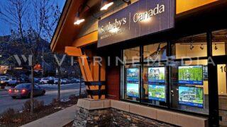 Painel de LED em Acrílico – Modelo VM TWO – Imobiliária Sotheby’s Canadá