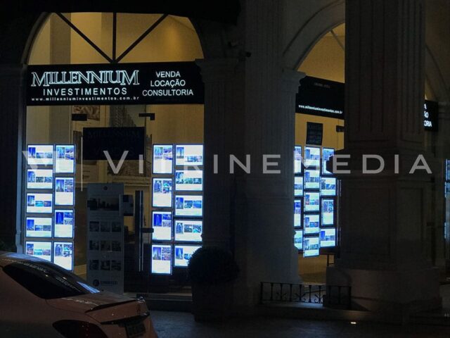 Painel LED Iluinado – Modelo VM TWO – Millennium Investimentos