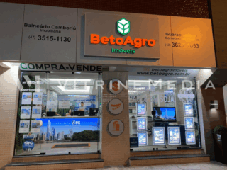 Painel Luminoso LED – Modelo VM C2MAX – Imobiliária Beto Agro Imóveis