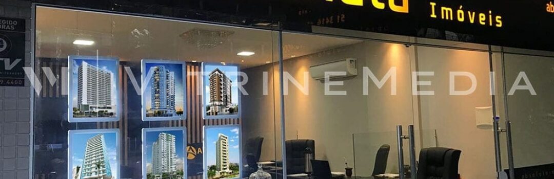 Vitrine de Imobiliária de Litoral – Absoluta Imóveis