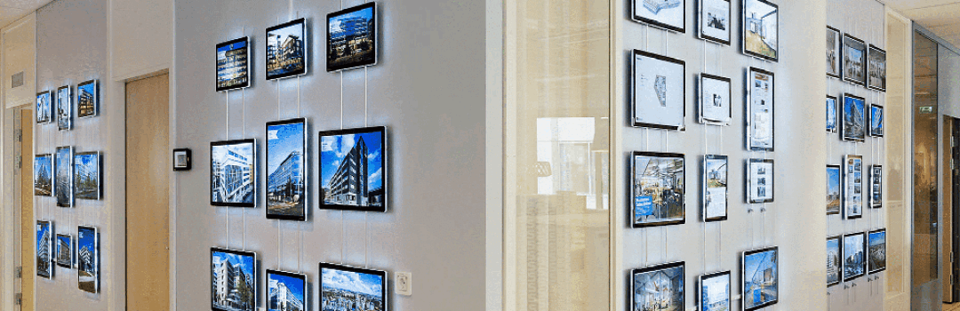 Venda mais graças a um painel de exibição iluminado