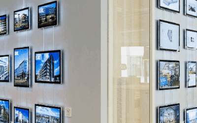Venda mais graças a um painel de exibição iluminado