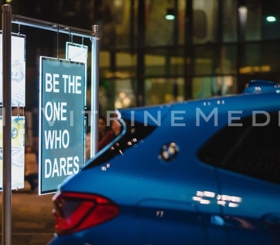 Painel de LED suspenso dupla face – Modelo VM ONE – BMW