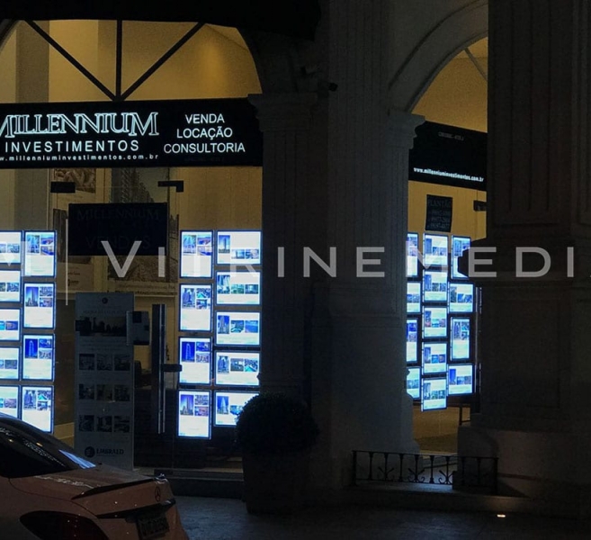 Painel LED Iluinado – Modelo VM TWO – Millennium Investimentos