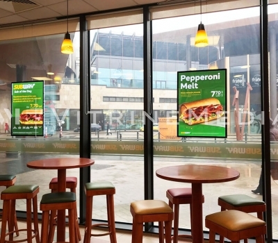 Painel para Vitrine em LED – Modelo VM WO – Subway